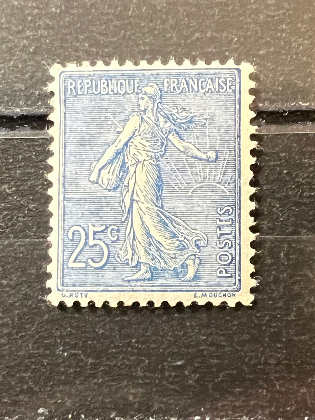 Tutti i francobolli: Semeuse 1903 25c neuf** – Nuovo e nell'imballaggio originale da Lausanne venduto da ffhoud