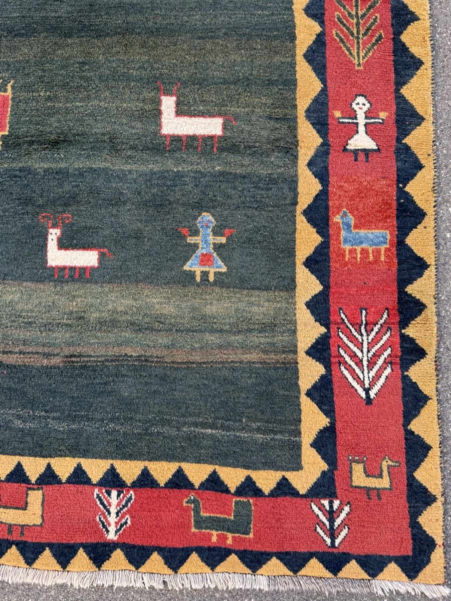 Gabbeh Tappeti: Wunderschöner Perserteppich Gabbeh 245x210.cm – Usato da Sempach venduto da Star7 2