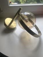 Wandlampe Goldfarbene Glas Kugel guter Zustand