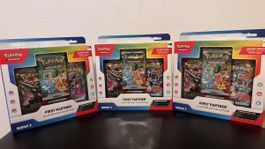 3x Pokémon First Partner Illustration Collection Series 3 