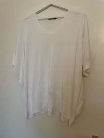 weisses Strick T-Shirt