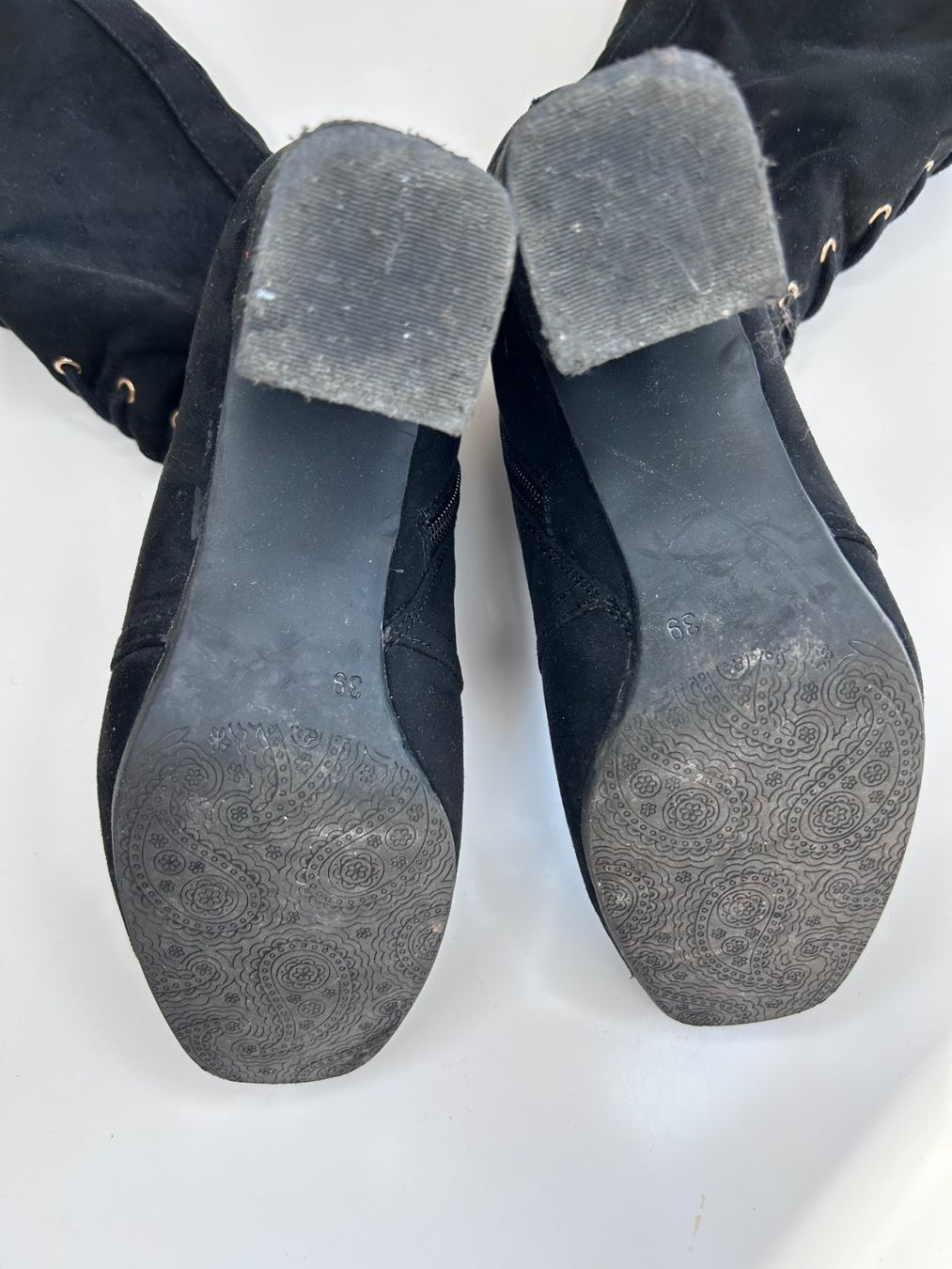 Dosenbach Scarpe da donna: Lace-Up Knee-High Boots with a Heel – Usato da St. Gallen venduto da look-twice 6