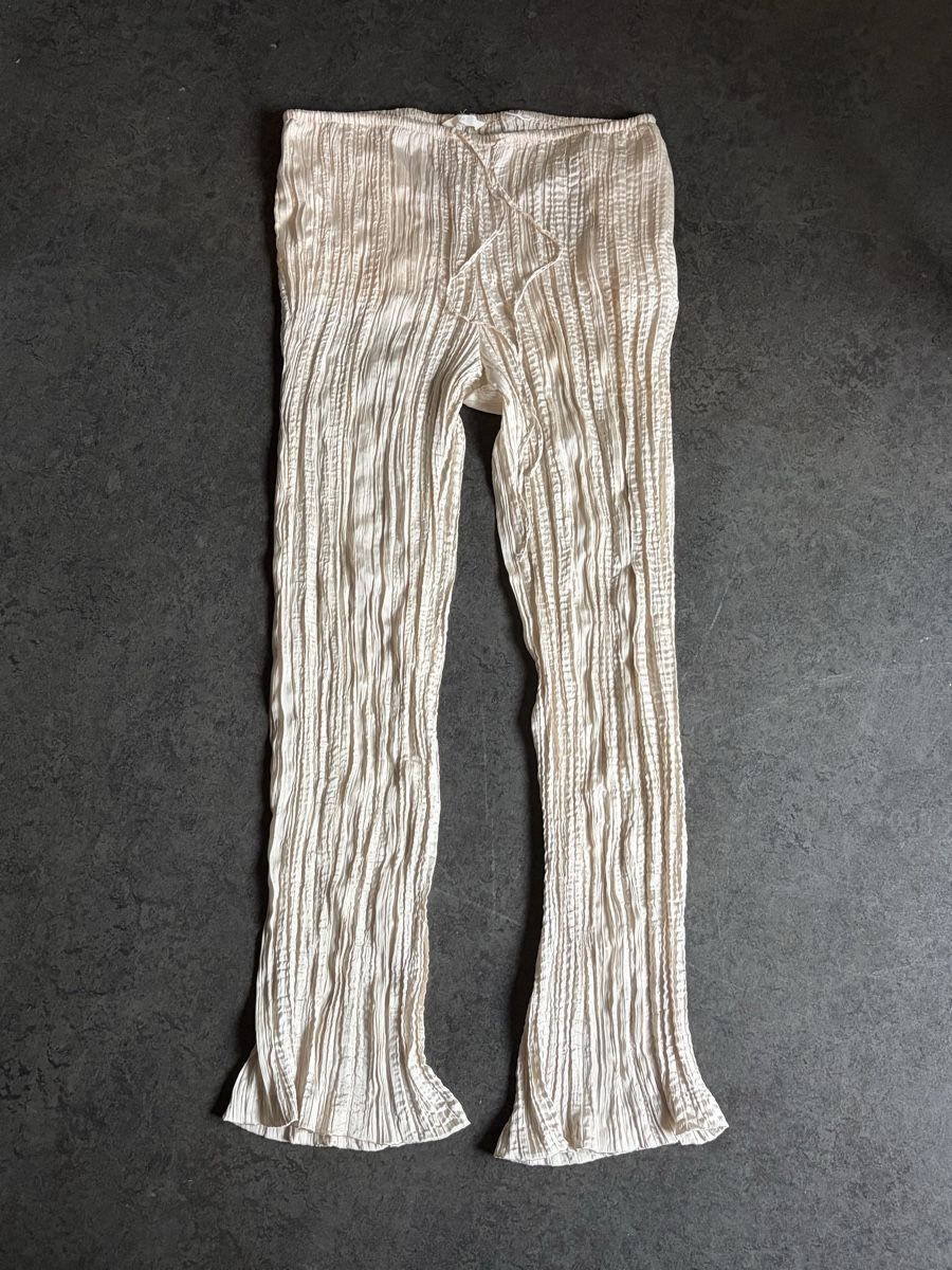 H&M Pantaloni: Hosen H&M Crincle beige Grösse M – Nuovo (secondo la descrizione) da Zürich venduto da megastored
