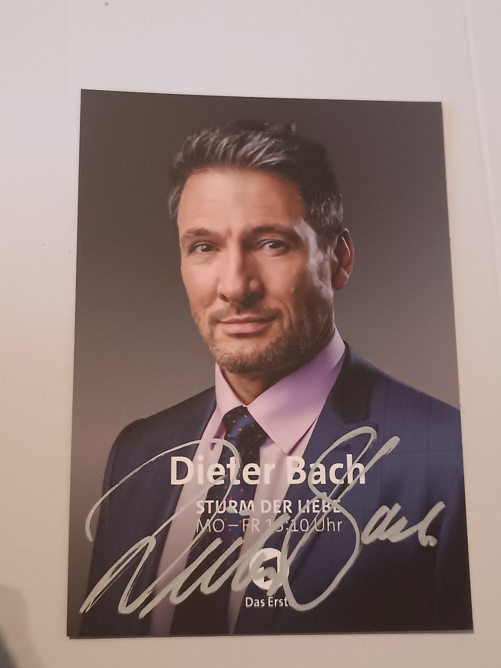 Autografi: Dieter Bach - Sturm der Liebe - handsigniert – Usato da Menziken venduto da Autogramme
