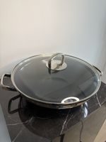 Silit Wok-/Servierpfanne mit Glasdeckel Ø 28 cm Induktion 