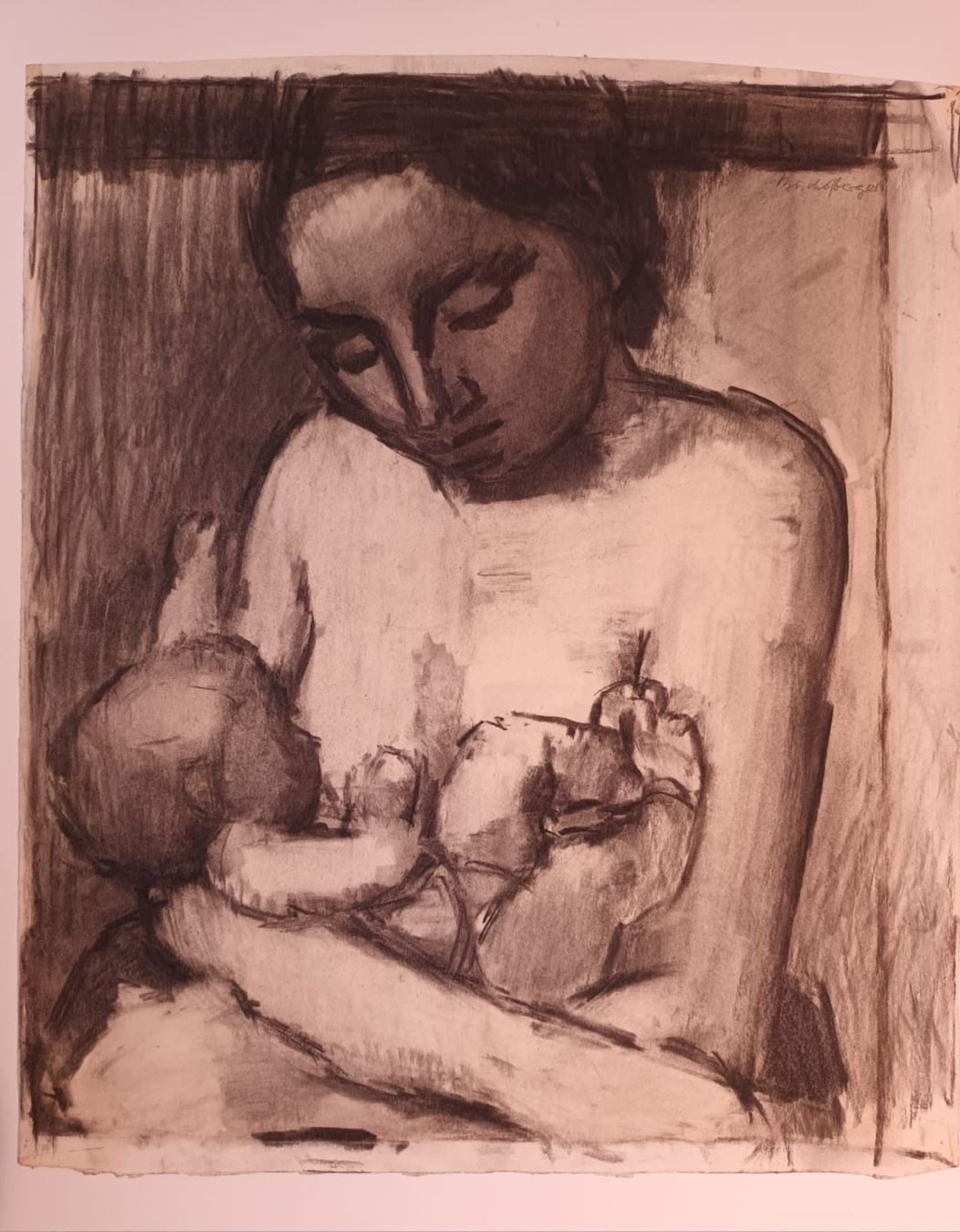 Dipinti: Kohle Zeichnung – Nuovo (secondo la descrizione) da zurich venduto da ARTMYART