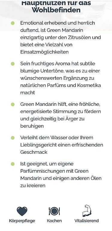 Doterra Oli essenziali: Dõterra Green Mandarin – Nuovo e nell'imballaggio originale da Lyss venduto da Infinia 2
