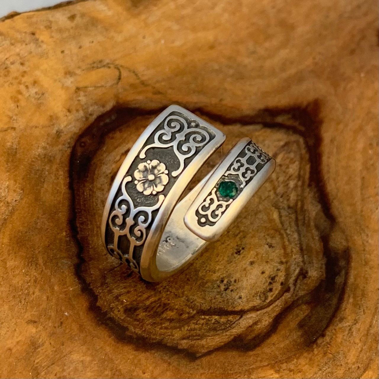 Ringe: Silberring Spanisch Green Gr.63,5 – Neu (gemäss Beschreibung) aus Thun von Svonskj 1