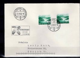 Schweiz  Brief 1952