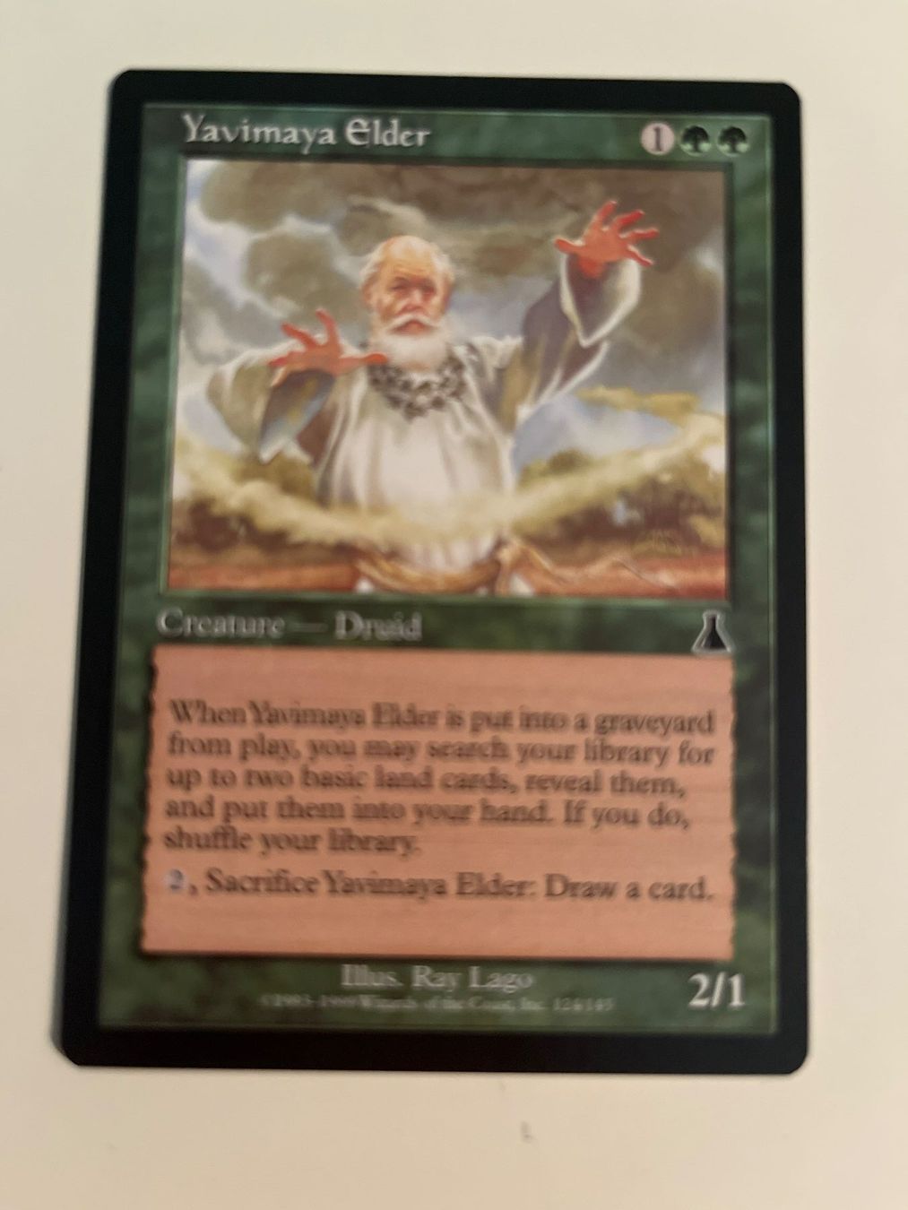 Magic The Gathering Carte collezionabili: 1 x Yavimaya Elder - Magic: The Gathering - MtG – Usato da Kriens venduto da Shadi1980