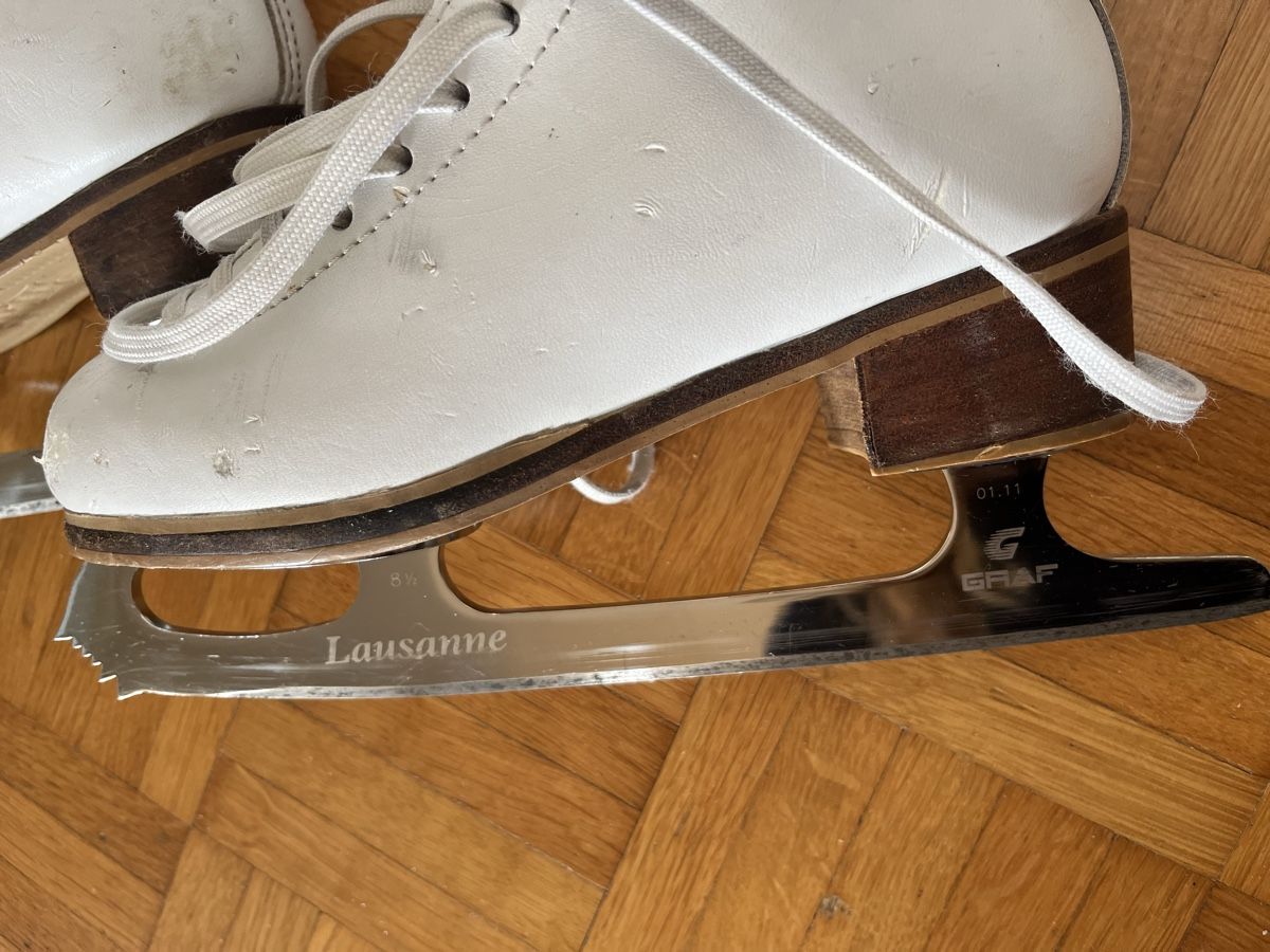 Graf Pattini da ghiaccio: Eiskunstlaufschuhe Graf Prestige – Usato da Rapperswil SG venduto da funk3 3