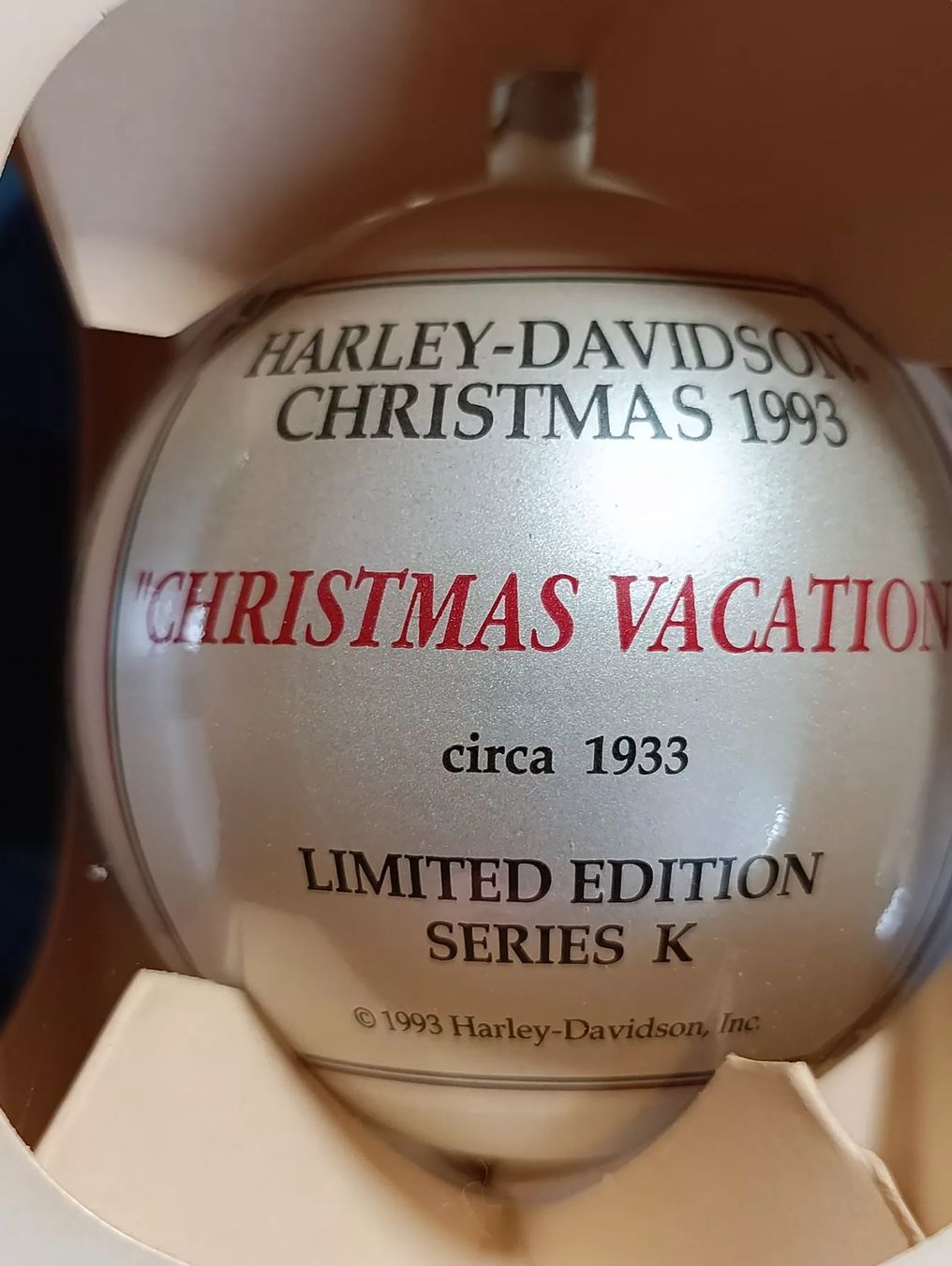 Harley-Davidson Tutte le decorazioni: Harley Davidson Weihnachtskugel – Nuovo e nell'imballaggio originale da Aadorf venduto da Jetti01 1