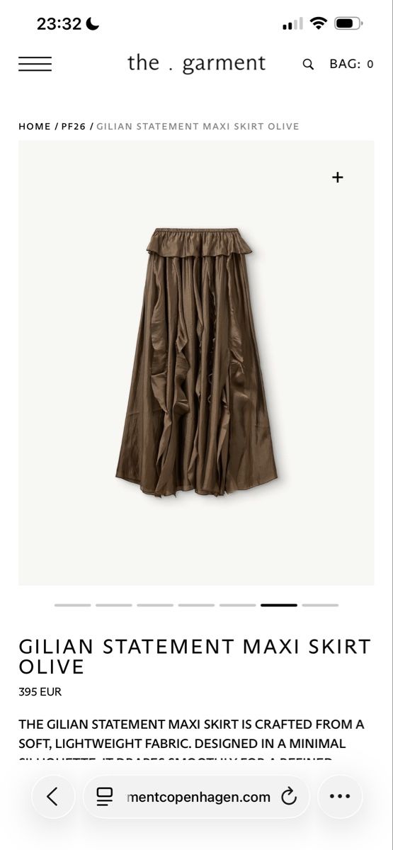Röcke: The garment Gilian statement maxi skirt olive – Neu und originalverpackt aus Rain von thesta24 7