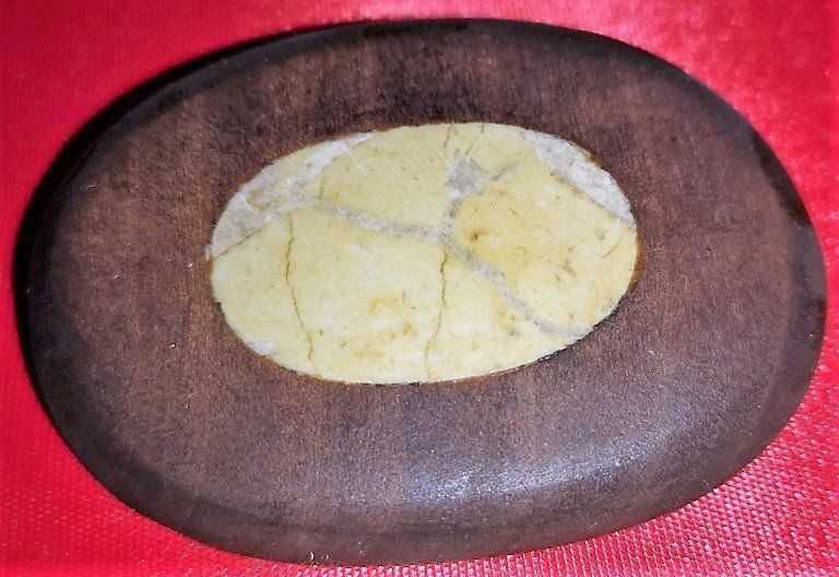 Spille & Fermagli: Brosche Holz und Stein – Nuovo (secondo la descrizione) da Lutzenberg venduto da Truhe