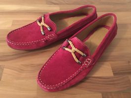 NEU* NAVYBOOT | Mokassins pink + Tasche | 38