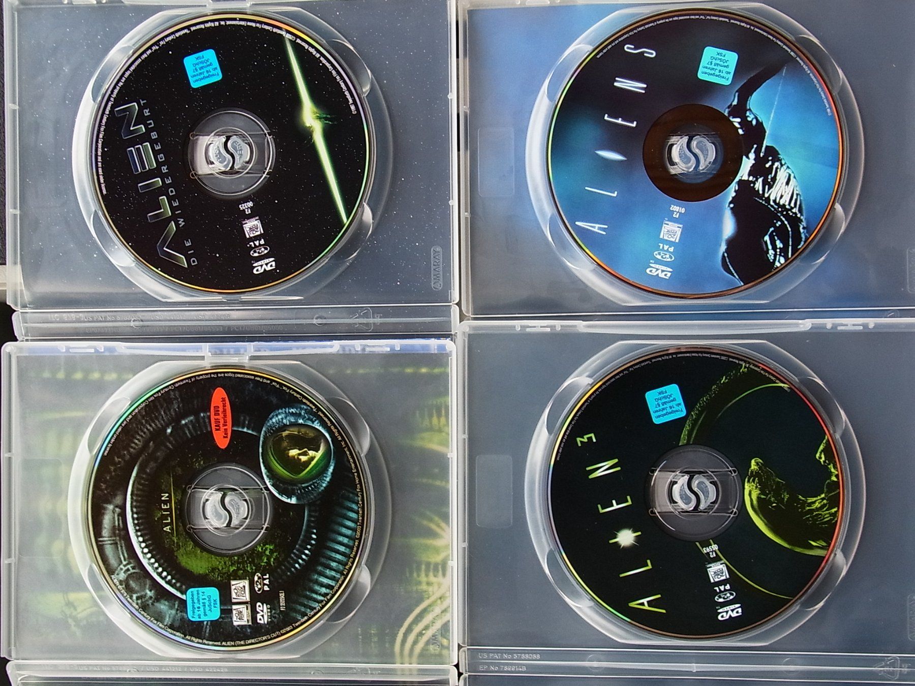 Tutti i DVDs: 4 DVD Alien 1-4 #x1 – Usato da Dietikon venduto da Baro4 1