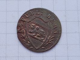 Bern, 1 Rappen 1818, top Erhaltung,  VORZÜGLICH