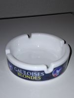 Vintage Gauloises Blondes Aschenbecher Keramik Werbeartikel 