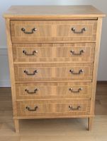 Commode 5 drawers wood vintage condition