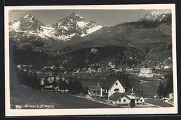 St. Moritz, Meierei mit Piz Albana und J