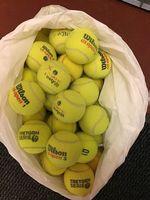 Gebrauchte Tennisbälle