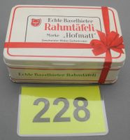 Basler Rahmtäfeli Blechdose "Hofmatt" Sammlerstück, Nr. 228