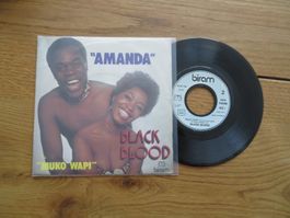 Black Blood - Amanda / Muko Wapi - Seltene Single! Top!