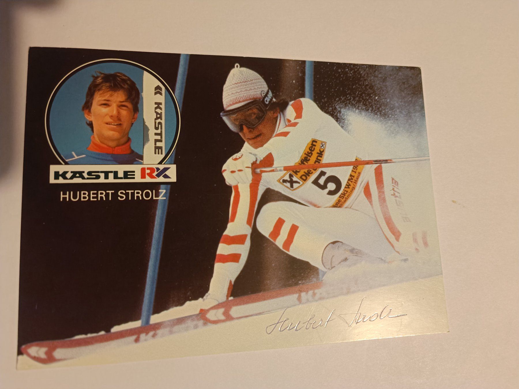 Autografi: Hubert Strolz - handsigniert alte Karte – Usato da Menziken venduto da Artographs