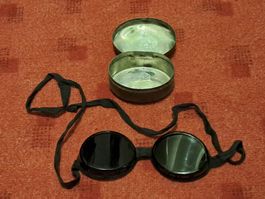 Gletscherbrille UHU 1940, in Schachtel
