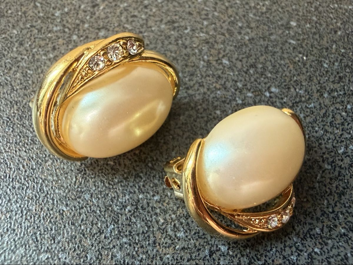 Orecchini pendenti & Orecchini a lobo: Vintage Ohrringe Clips Luxus Modeschmuck   – Usato da Lamone venduto da LaCantinaMagica