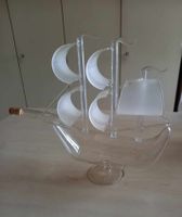 Segelschiff Weinflache , Dekanter, Deko Vintage