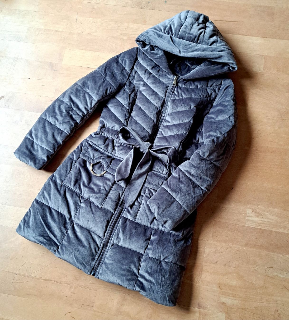Giacche & Cappotti: Winterjacke Samt Gr. 152/158 – Usato da Wangs venduto da Soda_95