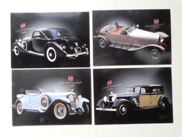 8  X Hispano Postkarten - Au Salon de l'Automibile GE 1997