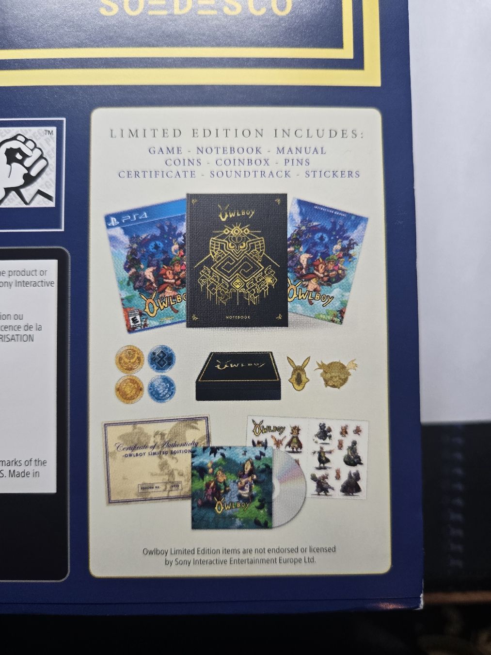 Giochi: Owlboy - PS4 - Limited Edition – Usato da Neyruz FR venduto da Kurouh_ 2