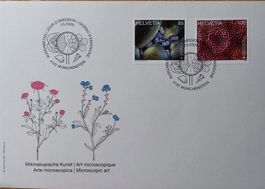 F1777 - FDC Art microscopique 1er jour