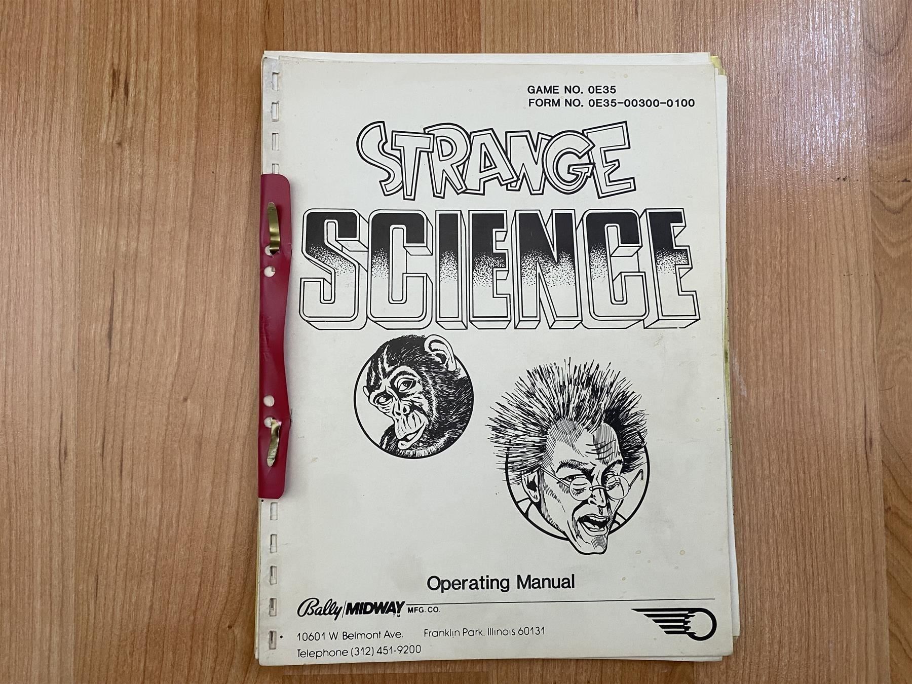 Flipper: Org. Flipper Handbuch "Strange Science" – Usato da St.Gallen venduto da kingsamas