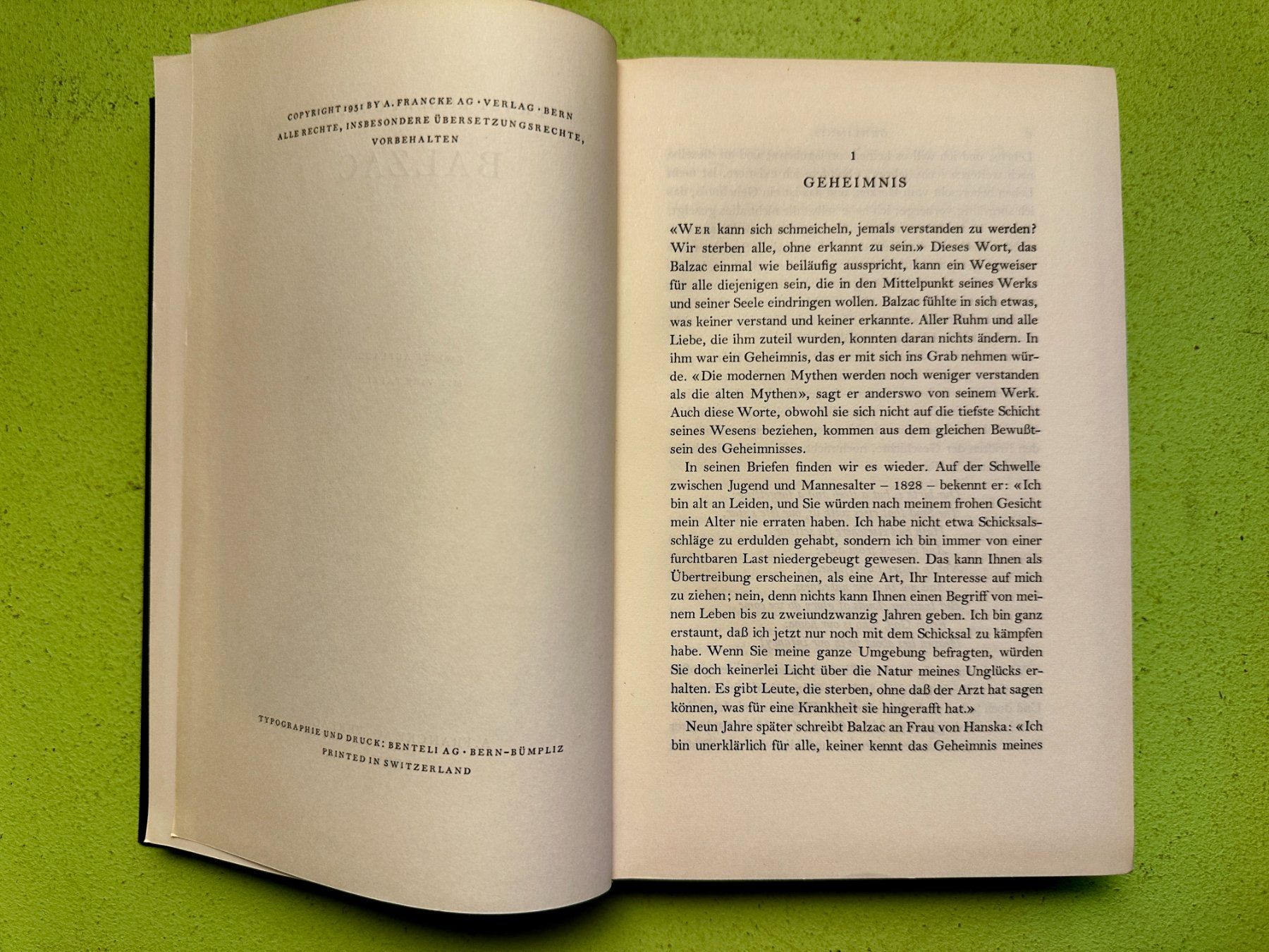 Libri: Ernst Robert Curtius: Balzac. – Usato da Zürich venduto da allp 3