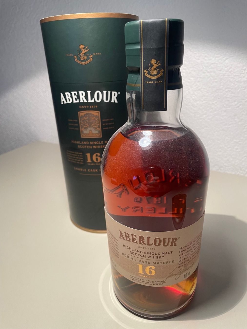 Aberlour Spirituosen: Aberlour 16 Years Double Cask Matured – Neu und originalverpackt aus Meierskappel von Maca0 1