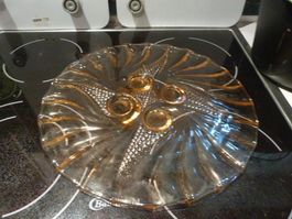 Tortenplatte rosa Glas %
