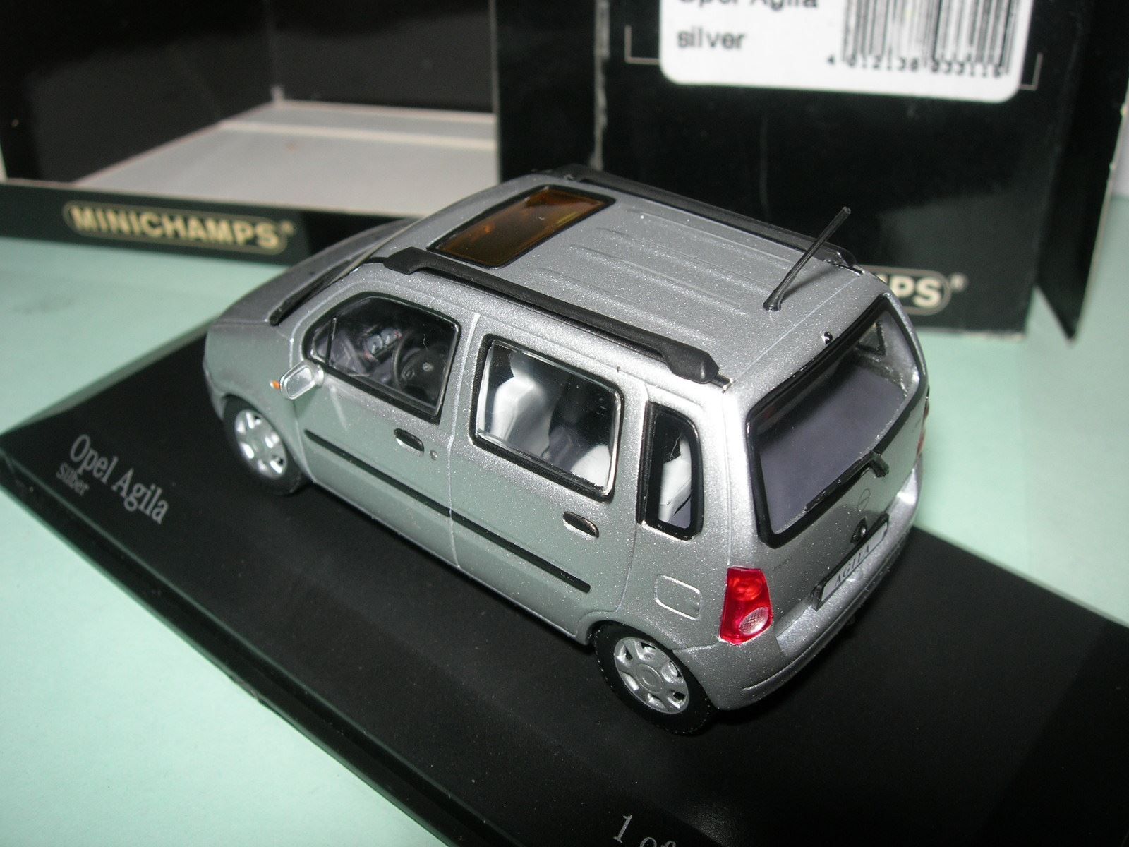 Opel Agila silber * Minichamps 1:43 (Neu und originalverpackt) in