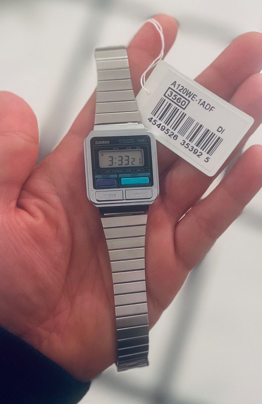 Casio Orologi: Casio Armbanduhren A120WE-1ADF – Nuovo e nell'imballaggio originale da Adlikon b.Regensdf venduto da GPITIME 2