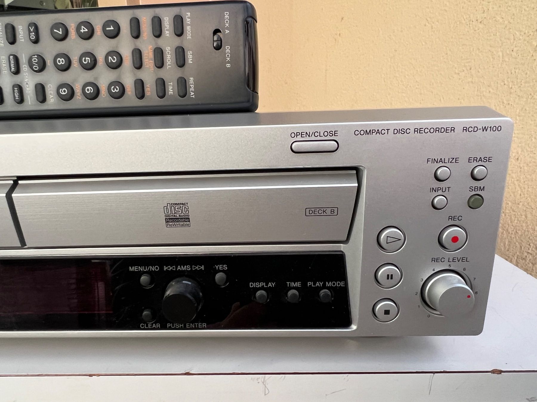 Sony RCD-W100 CD-Recorder mit Fernbedienung, Top Zustand! (Gebraucht ...