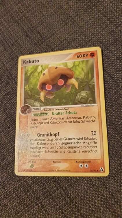Kabuto pokemon Kaufen auf Ricardo