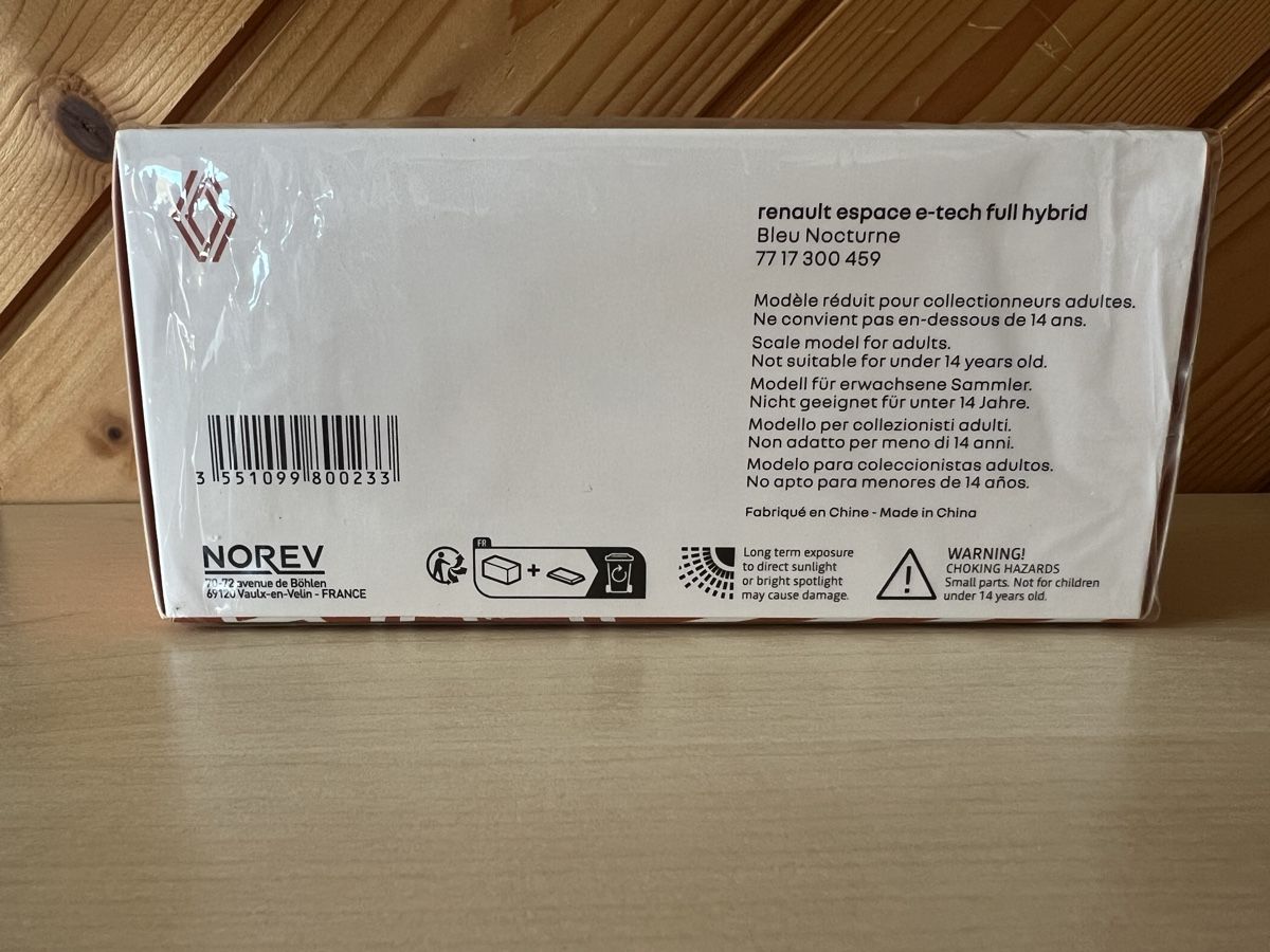 Renault Modellini d'auto: Renault Espace E-Tech Hybrid Modellauto 1:43 – Nuovo e nell'imballaggio originale da Bachenbülach venduto da Manolo007 4