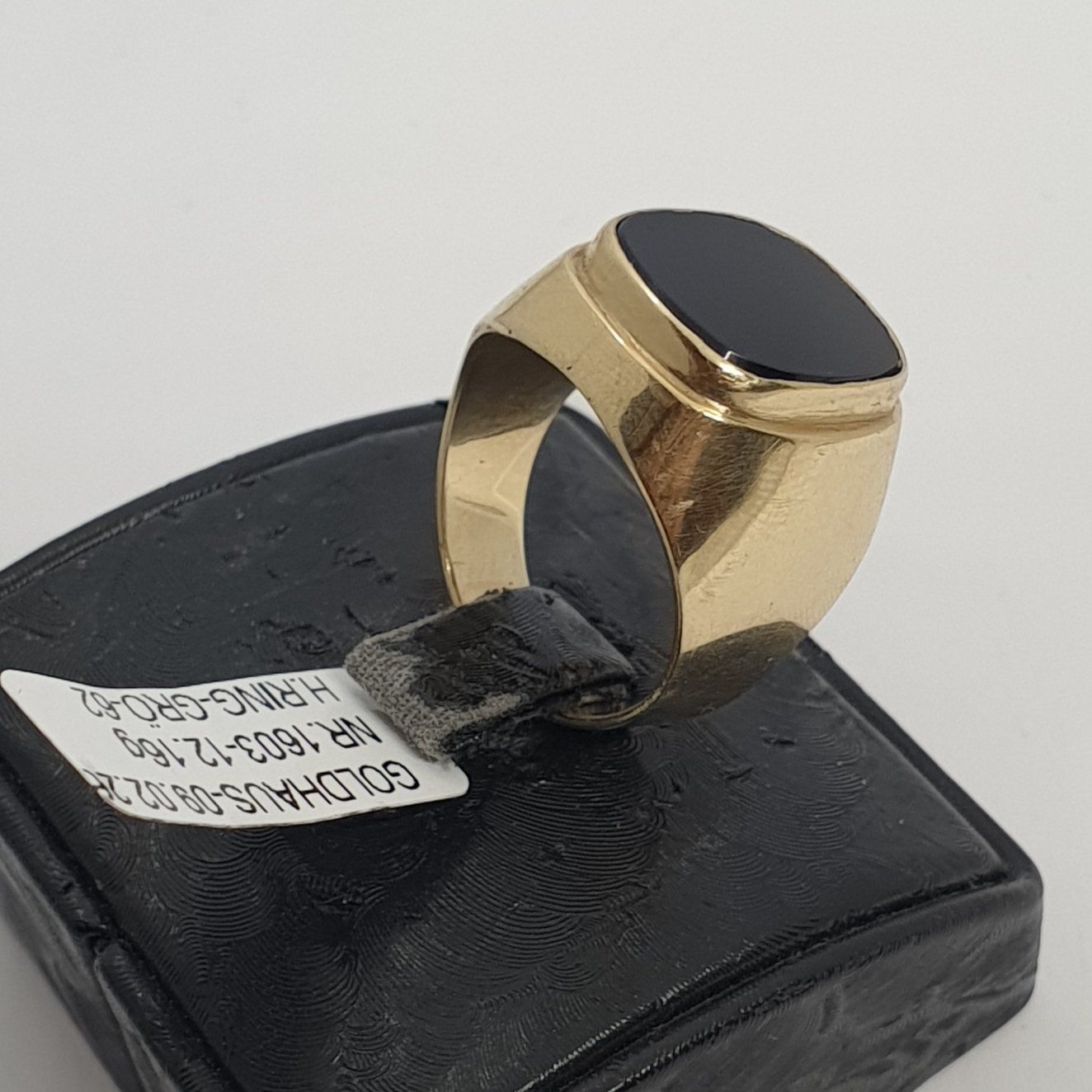 Anelli: Echt 14K Gold Siegelring – Usato da Luzern venduto da Goldhaus-Luzern 1