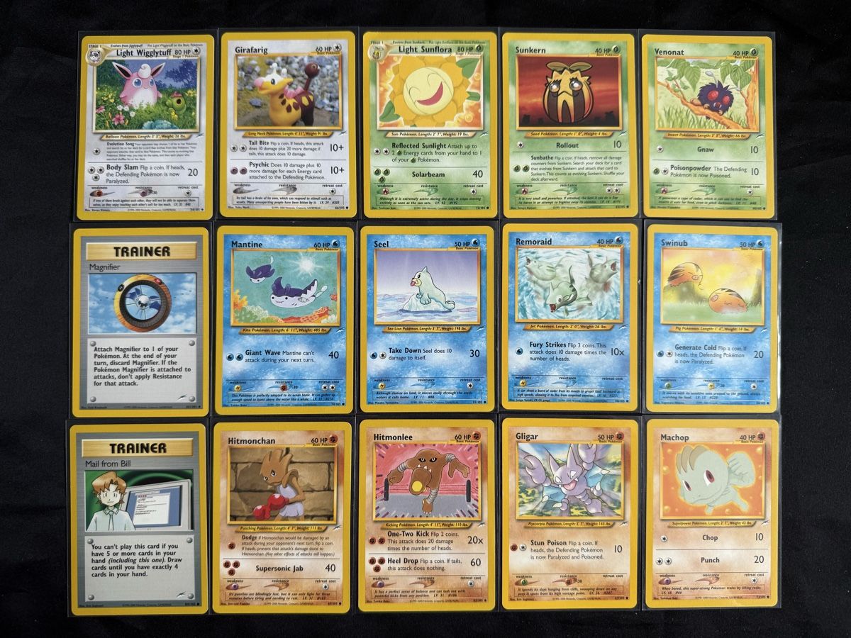 Pokémon Carte collezionabili: Neo Series 15 Cards Set – Usato da Winterthur venduto da SiddyPokemon