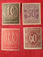 Alte Deutsche Dienstmarken ungestempelt