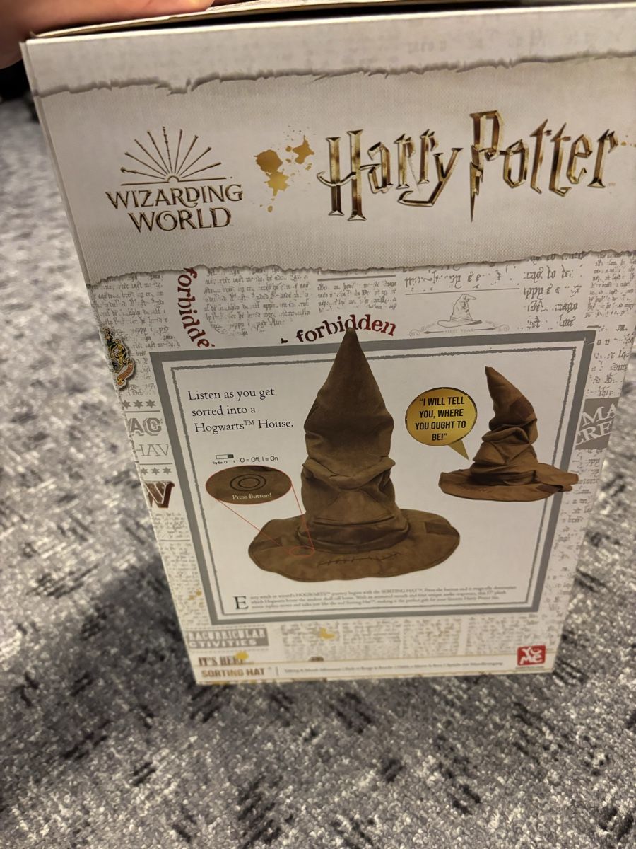 Giocattoli: Harry Potter sprechender Hut – Nuovo (secondo la descrizione) da Brütten venduto da Swerman1984 5