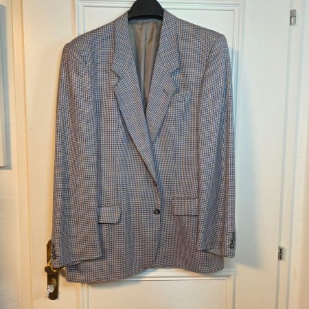 Herren Sakko Wolle Seide Kurzgrosse Gr 50/52 Vintage