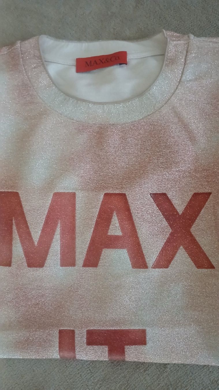 T-shirts: MAX & CO DAMEN SHIRT Gr. L – Neuf (Voir description) à Villa Luganese par luxlady 3
